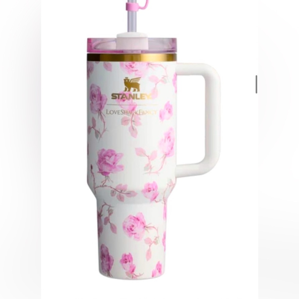 Stanley x Loveshackfancy Ribbon Rosa 40 oz Quencher